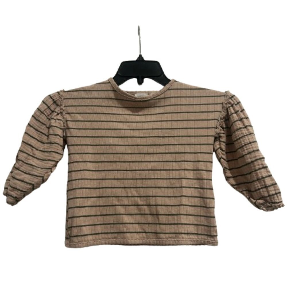 Zara Girls Light Pink Striped Shirt Size 4-5 years, 3 for $15 Kids Bundle